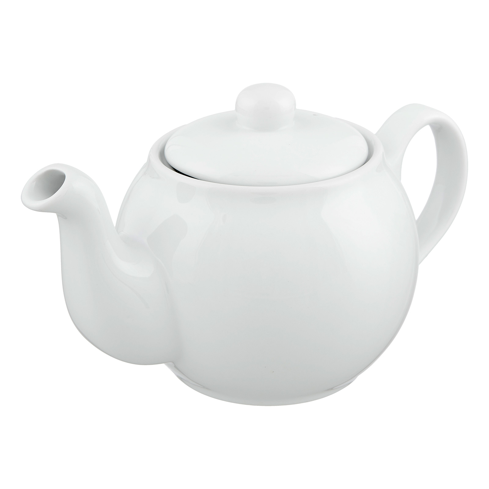 Teekanne Porzellan Weiß 400 ml